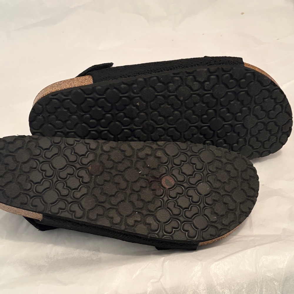 Skechers Black Sandals with Gold Buckles - Picture 5 of 5